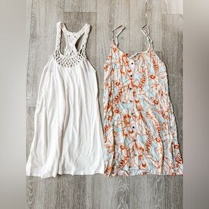 BUNDLE of two cover ups Billabong and Maaji size small